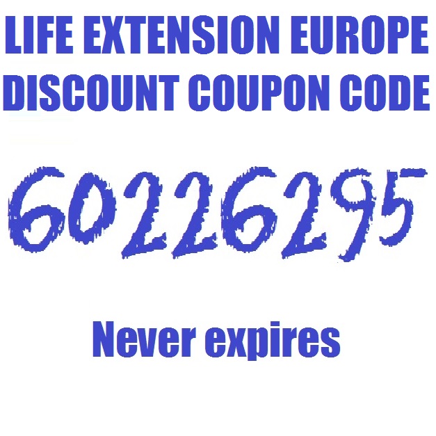 Life Extension Europe discount coupon code 60226295 lifeextensioneurope.com lifeextensioneurope.de lifeextensioneurope.co.uk lifeextensioneurope.it lifeextensioneurope.es lifeextensioneurope.fr