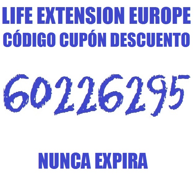 Life Extension Europe descuento código cupón enbío gratis gratuito 60226295 lifeextensioneurope.com lifeextensioneurope.de lifeextensioneurope.co.uk lifeextensioneurope.it lifeextensioneurope.es lifeextensioneurope.fr